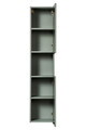 Dulap inalt cu usi, cu fixare pe perete, Line Reed Green, Comad, 30x25x140 cm, MDF/PAL laminat, verde reed