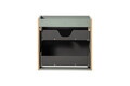 Set dulap de baie cu lavoar, 60 cm S Dance, Line Reed Green, Comad, MDF/PAL laminat, verde reed