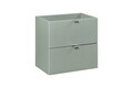 Set mobiler baie, dulap cu lavoar, 60 cm S Un Pati, Line Reed Green Oak, Comad, MDF/PAL laminat, verde reed