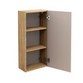 Dulap suspendat cu 1 usa, Luxor Beige, Comad, 35x19x75 cm, MDF/PAL laminat, stejar