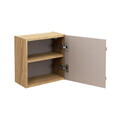 Dulap suspendat cu 1 usa, Luxor Beige, Comad, 35x19x35 cm, MDF/PAL laminat, stejar