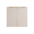 Set mobiler baie, dulap cu lavoar, 60 cm D Un Nika, Luxor Beige, Comad, MDF/PAL laminat, stejar