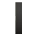 Dulap inalt cu usa, cu fixare pe perete, Luxor Black, Comad, 35x33x170 cm, MDF/PAL laminat, negru mat/stejar