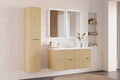 Dulap inalt cu usi, cu fixare pe perete, Nordic Cremona, Comad, 35x33.5x170 cm, MDF/PAL laminat, stejar cremona