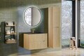 Dulap inalt cu usi, cu fixare pe perete, Nordic Cremona, Comad, 35x33.5x170 cm, MDF/PAL laminat, stejar cremona
