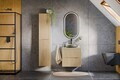 Dulap inalt cu usi, cu fixare pe perete, Nordic Cremona, Comad, 35x33.5x170 cm, MDF/PAL laminat, stejar cremona