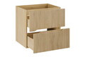 Set mobiler baie, dulap cu lavoar, 60 cm Beyond, Nordic Cremona, Comad, MDF/PAL laminat, stejar cremona