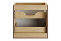 Set mobiler baie, dulap cu lavoar, 60 cm Beyond, Nordic Cremona, Comad, MDF/PAL laminat, stejar cremona