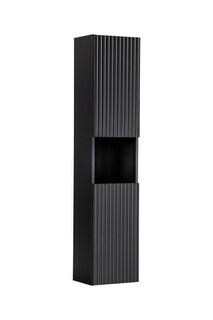 Negru mat, Nova Black 30x25x140 cm