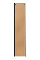 Dulap inalt cu usi, cu fixare pe perete, Nova Black, Comad, 30x25x140 cm, MDF/PAL laminat, negru mat