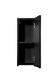 Dulap suspendat cu 1 usa, Nova Black, Comad, 20x18.9x57 cm, MDF/PAL laminat, negru mat