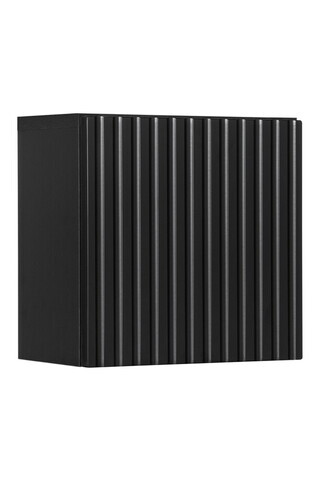 Dulap suspendat cu 1 usa, Nova Black, Comad, 30x18.9x30 cm, MDF/PAL laminat, negru mat