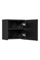 Dulap suspendat cu 1 usa, Nova Black, Comad, 30x18.9x30 cm, MDF/PAL laminat, negru mat