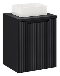 Negru mat, Nova Black 50 cm