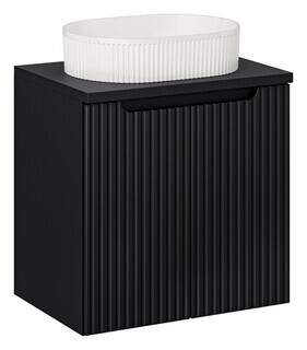 Negru mat, Nova Black 60 cm