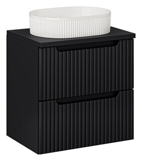 Negru mat, Nova Black 60 cm