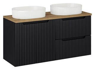 Negru mat, Nova Black Oak 120 cm