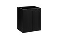 Set mobiler baie, dulap cu lavoar, 50 cm D Un Gaja, Nova Black Oak, Comad, MDF/PAL laminat, negru mat