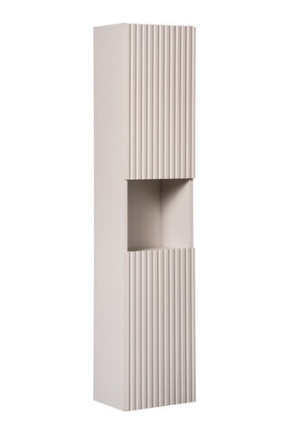 Dulap inalt cu usi, cu fixare pe perete, Nova Cashmere, Comad, 30x25x140 cm, MDF/PAL laminat, casmir mat