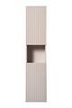 Dulap inalt cu usi, cu fixare pe perete, Nova Cashmere, Comad, 30x25x140 cm, MDF/PAL laminat, casmir mat