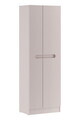 Dulap inalt cu usi, Nova Cashmere, Comad, 60x39x180.5 cm, MDF/PAL laminat, casmir mat