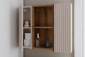 Dulap suspendat cu 1 usa, Nova Cashmere, Comad, 20x18.9x57 cm, MDF/PAL laminat, casmir mat