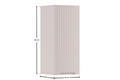 Dulap suspendat cu 1 usa, Nova Cashmere, Comad, 35x39x85 cm, MDF/PAL laminat, casmir mat