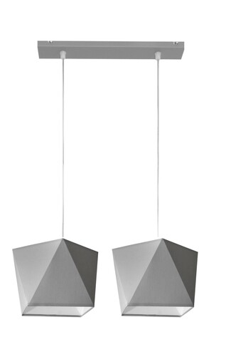 Lustra Adamant, Helam, 50 x 110 cm, 2 x E27, 60W, gri