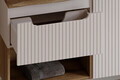 Set mobiler baie, dulap cu lavoar, 50 cm Gaja, Nova Cashmere, Comad, MDF/PAL laminat, casmir mat