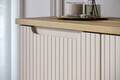 Set mobiler baie, dulap cu lavoar, 50 cm Gaja, Nova Cashmere, Comad, MDF/PAL laminat, casmir mat