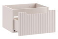 Set mobiler baie, dulap cu lavoar, 50 cm Gaja, Nova Cashmere, Comad, MDF/PAL laminat, casmir mat