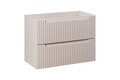 Set mobiler baie, dulap cu lavoar, 80 cm, Nova Cashmere Natural, Comad, MDF/PAL laminat, casmir mat