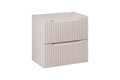 Set mobilier baie, dulap dublu si 2 lavoare, 120 cm D S Un Beyond, Nova Cashmere Oak, Comad, MDF/PAL laminat, casmir mat