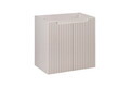 Set mobilier baie, dulap dublu si 2 lavoare, 140 cm, Nova Cashmere Oak, Comad, MDF/PAL laminat, casmir mat