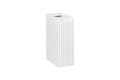 Set mobilier baie, dulap dublu si 2 lavoare, 140 cm D S Un Wik, Nova Cashmere White, Comad, MDF/PAL laminat, casmir mat