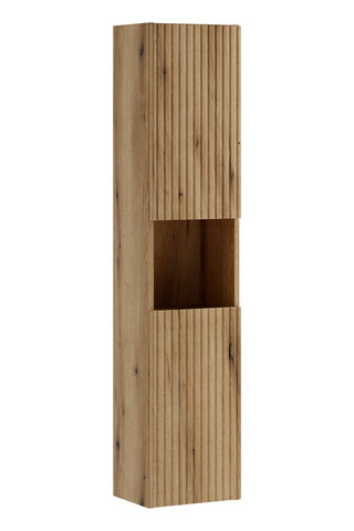 Dulap inalt cu usi, cu fixare pe perete, Nova Coast Evoke, Comad, 30x25x140 cm, MDF/PAL laminat, stejar coast evoke