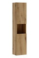Dulap inalt cu usi, cu fixare pe perete, Nova Coast Evoke, Comad, 30x25x140 cm, MDF/PAL laminat, stejar coast evoke