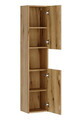Dulap inalt cu usi, cu fixare pe perete, Nova Coast Evoke, Comad, 30x25x140 cm, MDF/PAL laminat, stejar coast evoke