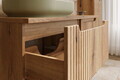 Set mobiler baie, dulap cu lavoar, 60 cm, Nova Coast Evoke Oak, Comad, MDF/PAL laminat, stejar coast evoke