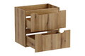 Set mobiler baie, dulap cu lavoar, 60 cm, Nova Coast Evoke Oak, Comad, MDF/PAL laminat, stejar coast evoke