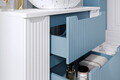 Set mobiler baie, dulap cu lavoar, 60 cm S Un Beyond, Nova Denim Oak, Comad, MDF/PAL laminat, denim