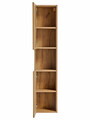 Dulap inalt cu usi, cu fixare pe perete, Nova Oak, Comad, 30x25x140 cm, PAL laminat, stejar coast evoke