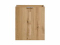 Set mobiler baie, dulap cu lavoar, 50 cm D Un Gaja, Nova Oak, Comad, PAL laminat, stejar coast evoke