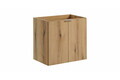 Set mobiler baie, dulap cu lavoar, 60 cm D Un Wik, Nova Oak White, Comad, MDF/PAL laminat, stejar coast evoke