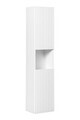 Dulap inalt cu usi, cu fixare pe perete, Nova White, Comad, 30x25x140 cm, MDF/PAL laminat, alb mat