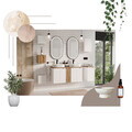 Set mobiler baie, dulap cu lavoar, 80 cm S Un Beyond, Nova White, Comad, MDF/PAL laminat, alb mat