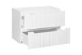 Set mobiler baie, dulap cu lavoar, 80 cm S Un Beyond, Nova White, Comad, MDF/PAL laminat, alb mat