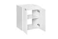 Set mobiler baie, dulap cu lavoar, 50 cm D Un Gaja, Nova White Oak, Comad, MDF/PAL laminat, alb mat