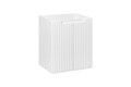 Set mobiler baie, dulap cu lavoar, 50 cm D Un Gaja, Nova White, Comad, MDF/PAL laminat, alb mat
