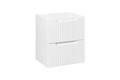 Set mobiler baie, dulap cu lavoar, 50 cm Gaja, Nova White, Comad, MDF/PAL laminat, alb mat